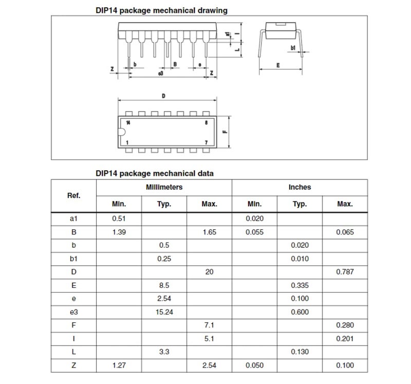 Bridgold 20 قطعة TL074CN 074 مضخم عمليات رباعي منخفض الضوضاء JFET شريحة IC، DIP-14. - Image 5